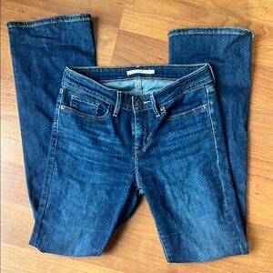 Levi's Dark Blue bootcut womens Jeans 715 / 27